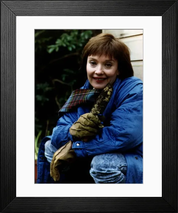 Framed Print : Nicola Pagett - January 1989 British actress born in Cairo Egypt