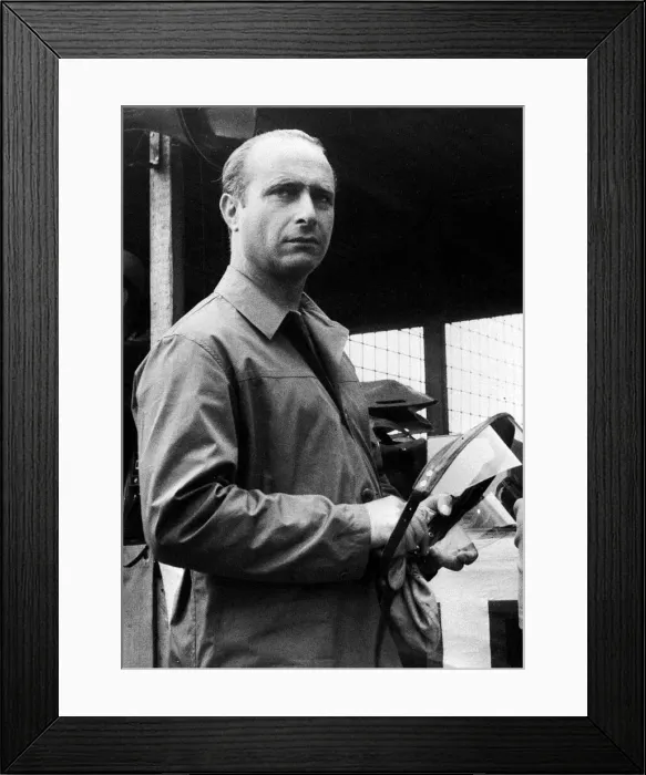 Framed Print : Juan Fangio Formula One Motor Racing Driver Framed Print : Juan Fangio Formula One Motor Racing Driver