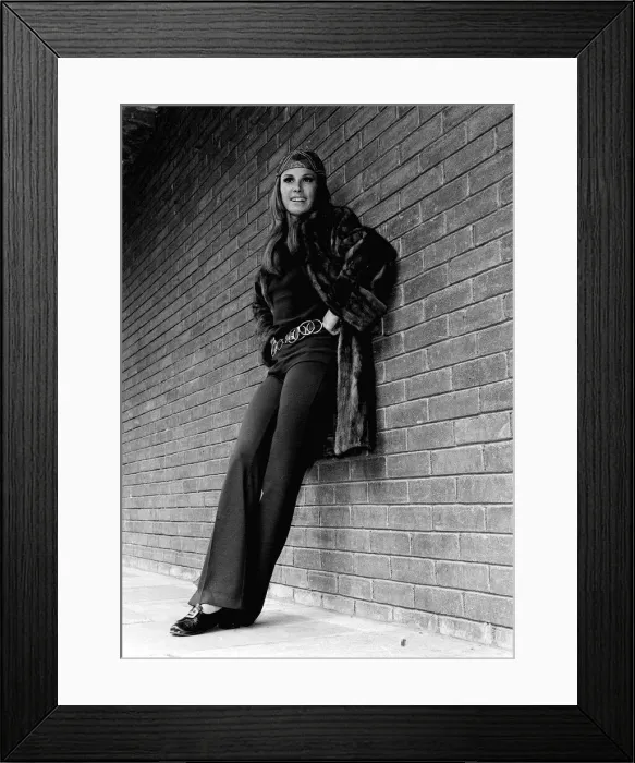 Framed Print : Stefanie Powers July 1970 Actress Framed Print : Stefanie Powers July 1970 Actress
