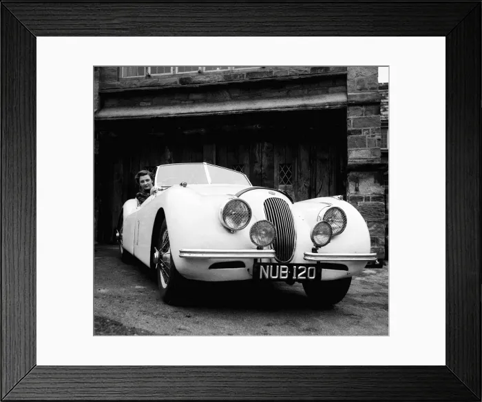 Framed Print : Pat Appleyard racing motorist 1953 Framed Print : Pat Appleyard racing motorist 1953