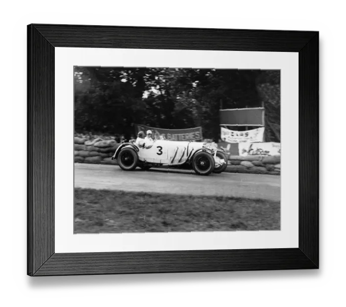 Framed Print : Irish Grand Prix- winner (No. 3) Caracciola, driving a Mercedes during the Irish Grand Framed Print : Irish Grand Prix- winner (No. 3) Caracciola, driving a Mercedes during the Irish Grand