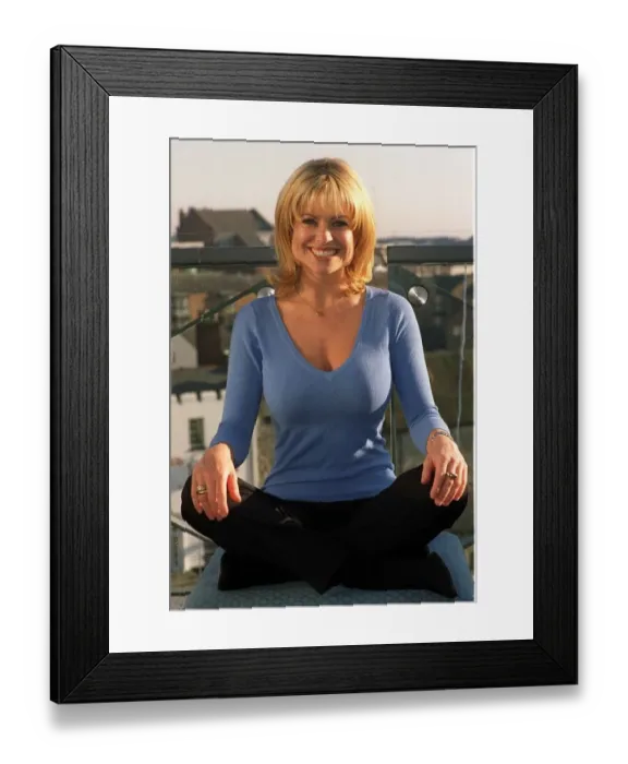 Framed Print : Emily Symons Actress January 99 Australian actress who stars in Home & Away