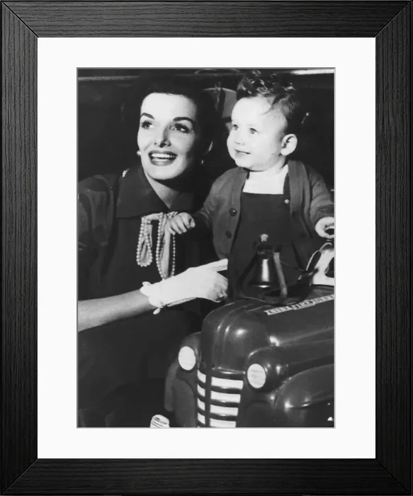 Framed Print : Jane Russell actress with Tommy Waterfield Framed Print : Jane Russell actress with Tommy Waterfield
