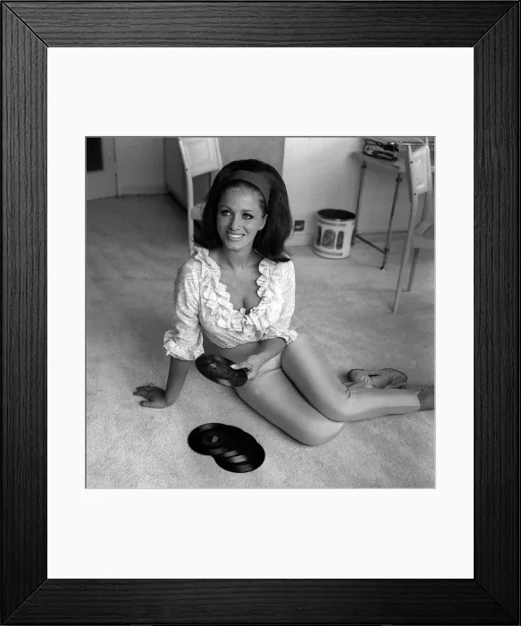 Framed Print : Jackie Collins sister of actress Joan when she was modeling in 1965 Framed Print : Jackie Collins sister of actress Joan when she was modeling in 1965