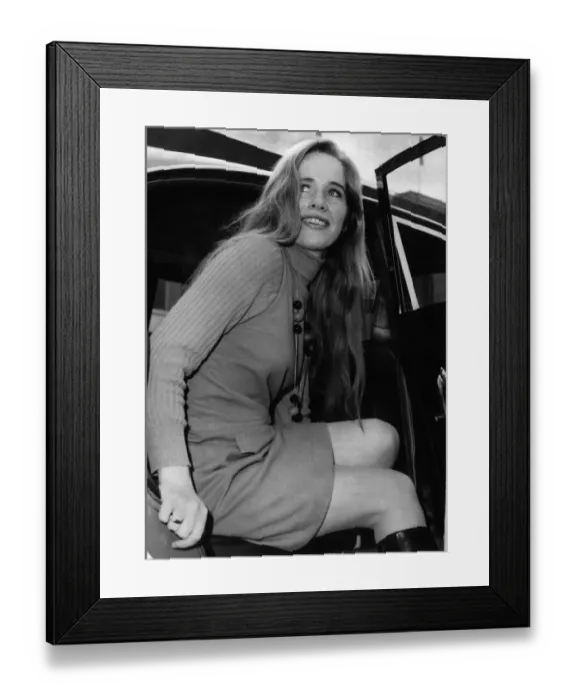 Framed Print : Liv Ullmann actress starred in film Pope Joan - March 1971 Framed Print : Liv Ullmann actress starred in film Pope Joan - March 1971