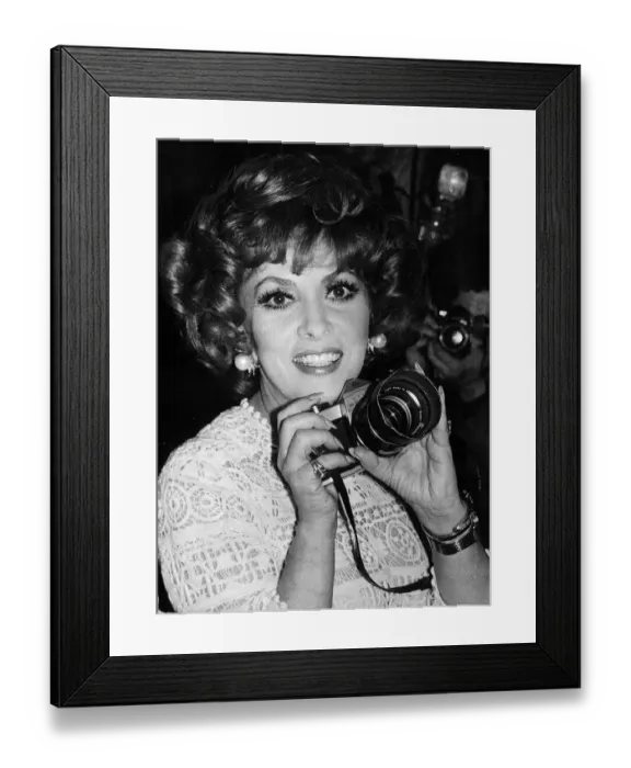 Framed Print : Gina Lollobrigida Italian Actress