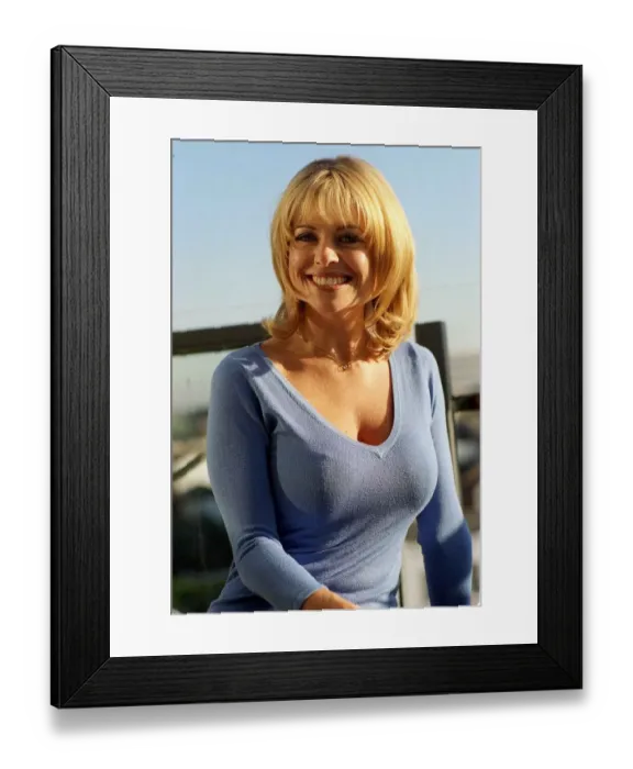 Framed Print : Emily Symons Actress January 99 Australian actress who stars in Home & Away