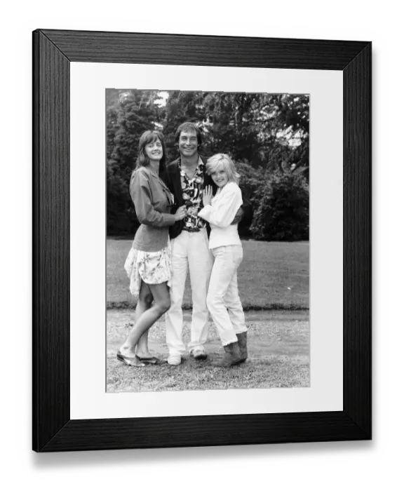 Framed Print : Timothy Dalton actor who stars as James Bond in the film The Living Daylights