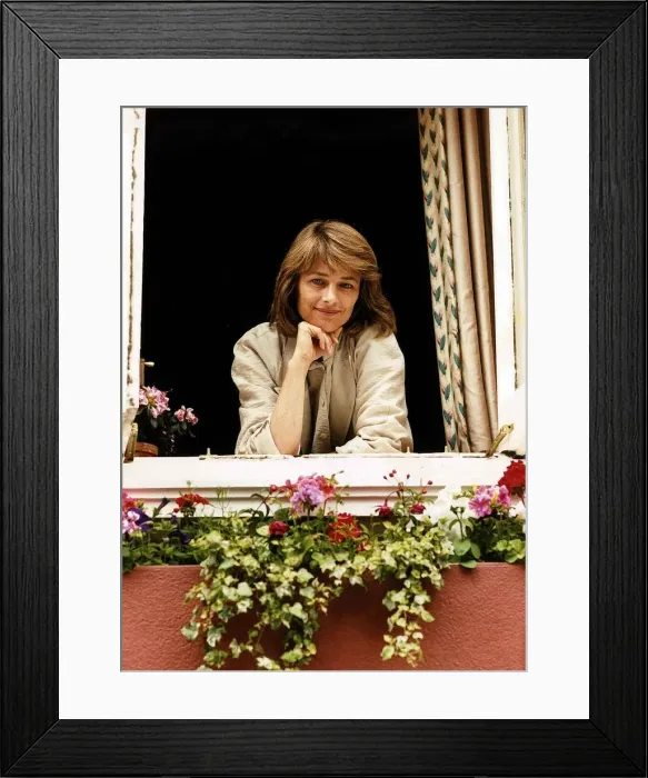 Framed Print : Charlotte Rampling actress - June 1989 Dbase Framed Print : Charlotte Rampling actress - June 1989 Dbase