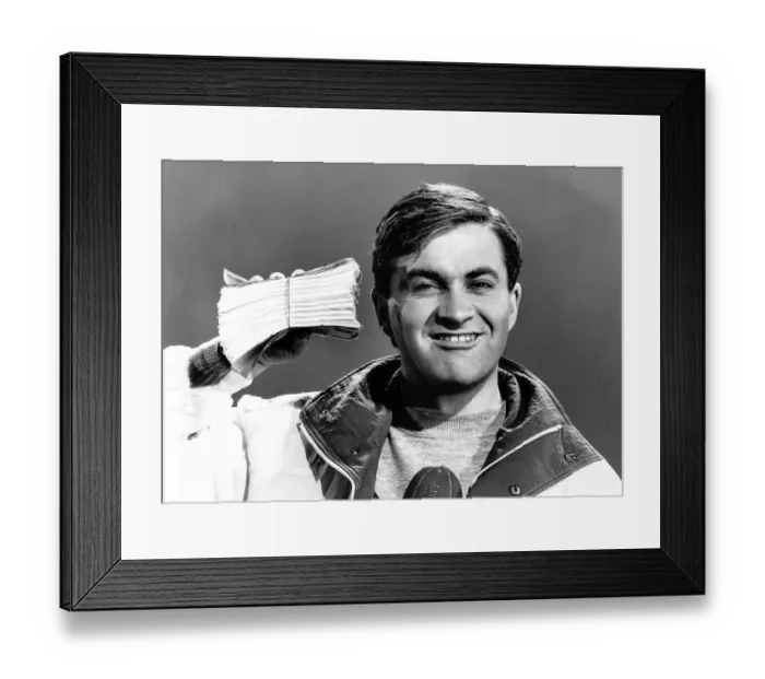 Framed Print : Harry Enfield Actor Comedian As Loadsamoney - April 1988 Dbase Framed Print : Harry Enfield Actor Comedian As Loadsamoney - April 1988 Dbase