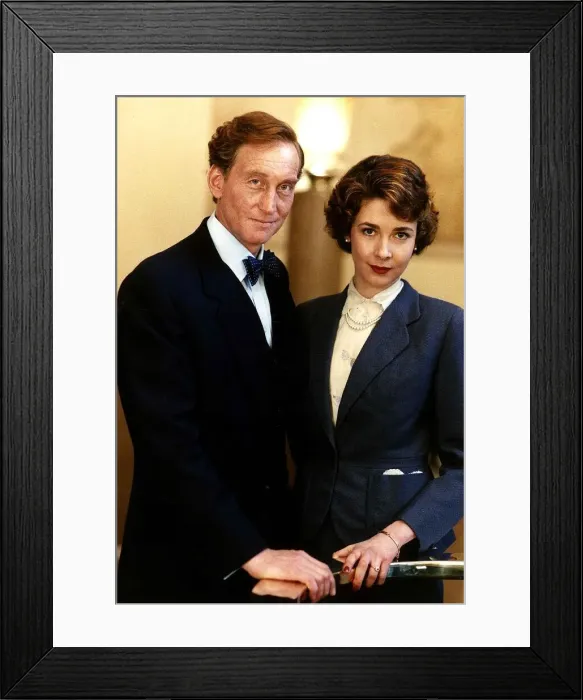 Framed Print : Barry Moore Actress With Actor Charles Dance April 1989 Dbase Framed Print : Barry Moore Actress With Actor Charles Dance April 1989 Dbase