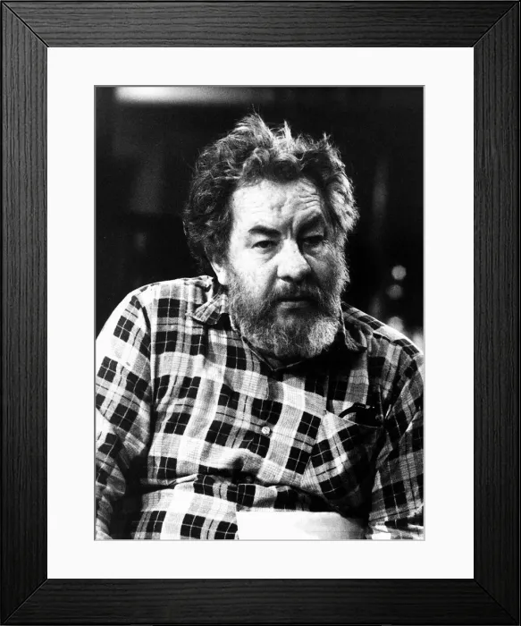 Framed Print : Leo McKern Actor - February 1977 Framed Print : Leo McKern Actor - February 1977