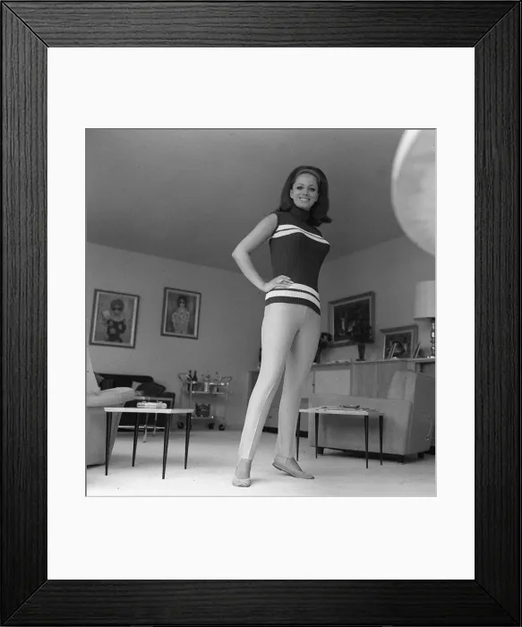 Framed Print : Jackie Collins sister of actress Joan when she was modeling in 1965 Framed Print : Jackie Collins sister of actress Joan when she was modeling in 1965