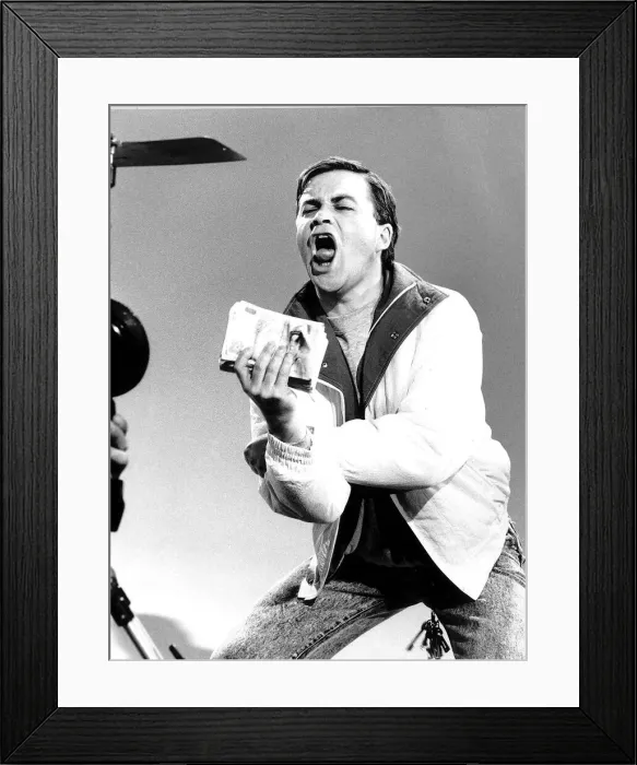 Framed Print : Harry Enfield Actor Comedian - April 1988 Dbase Framed Print : Harry Enfield Actor Comedian - April 1988 Dbase