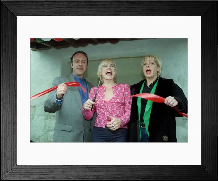 Framed Print : Michelle Collins Actress April 98 At chessington to open the new Rattlesnake ride Framed Print : Michelle Collins Actress April 98 At chessington to open the new Rattlesnake ride