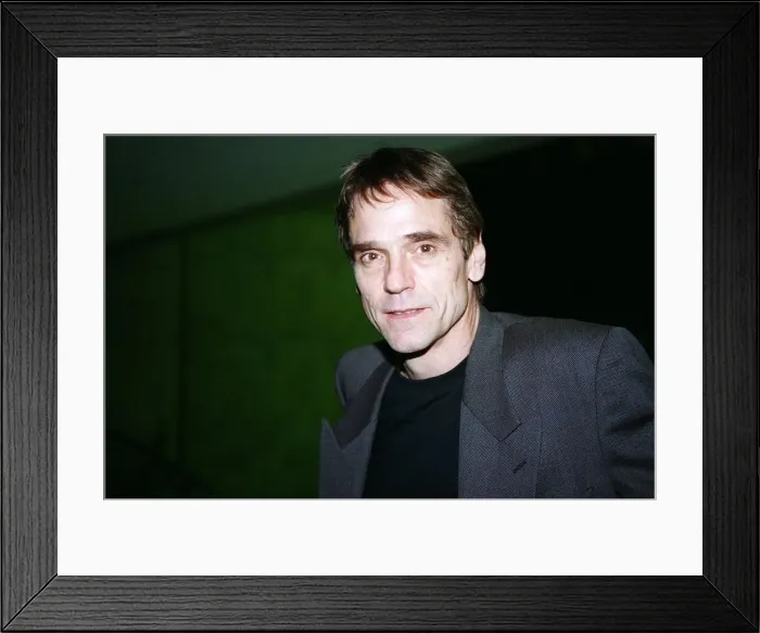 Framed Print : Jeremy Irons actor March 1998 attending the Chicken Shed Inspiration Awards