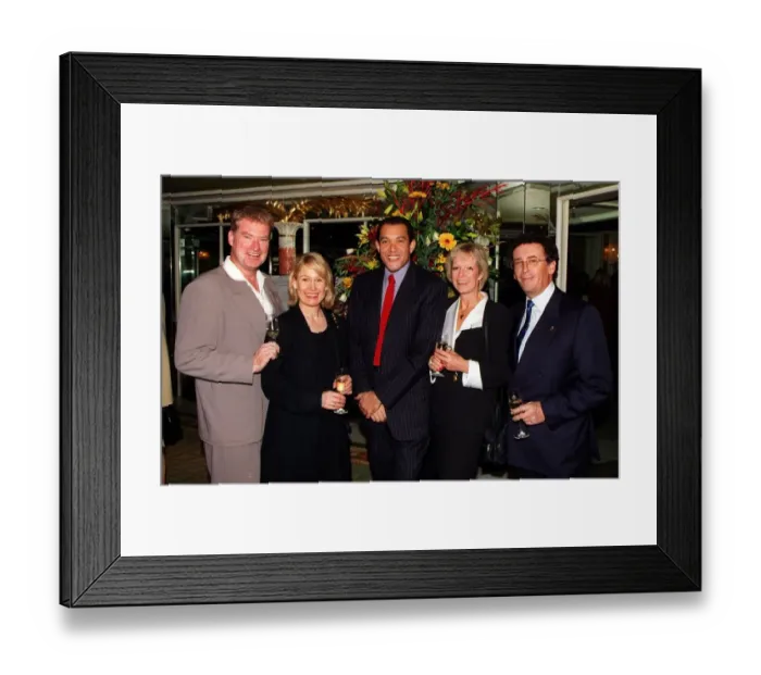 Framed Print : Actor Sean Blower with wife Shirley October 1997 At the Make A Wish fashion lunch Framed Print : Actor Sean Blower with wife Shirley October 1997 At the Make A Wish fashion lunch