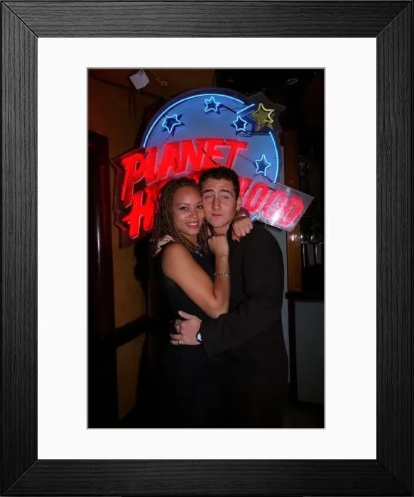  : Angela Griffin Actress November 97 Coronation Street actress with her boyfriend