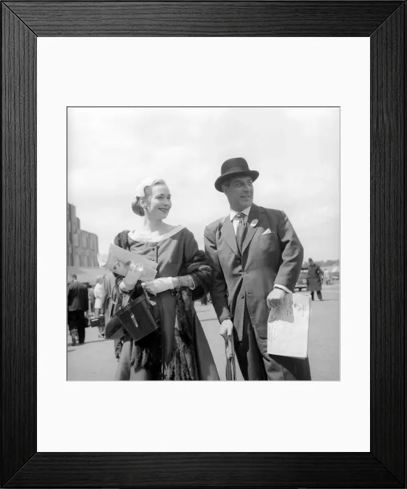 Framed Print : Greta Gynt Actress June 1956 at the Derby Epsom Racecourse Framed Print : Greta Gynt Actress June 1956 at the Derby Epsom Racecourse
