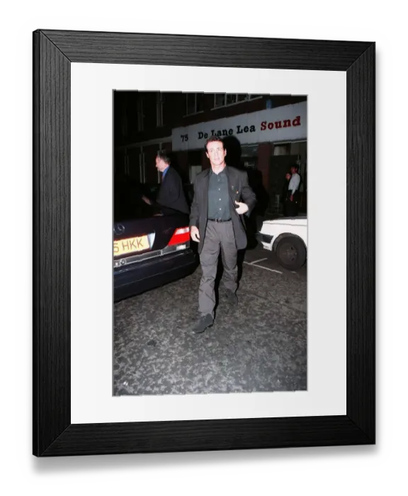 Framed Print : Sylvester Stallone Actor walking to car