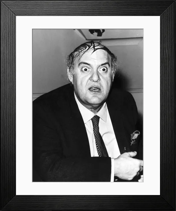 Framed Print : Zero Mostel comedian actor February 1966 Framed Print : Zero Mostel comedian actor February 1966