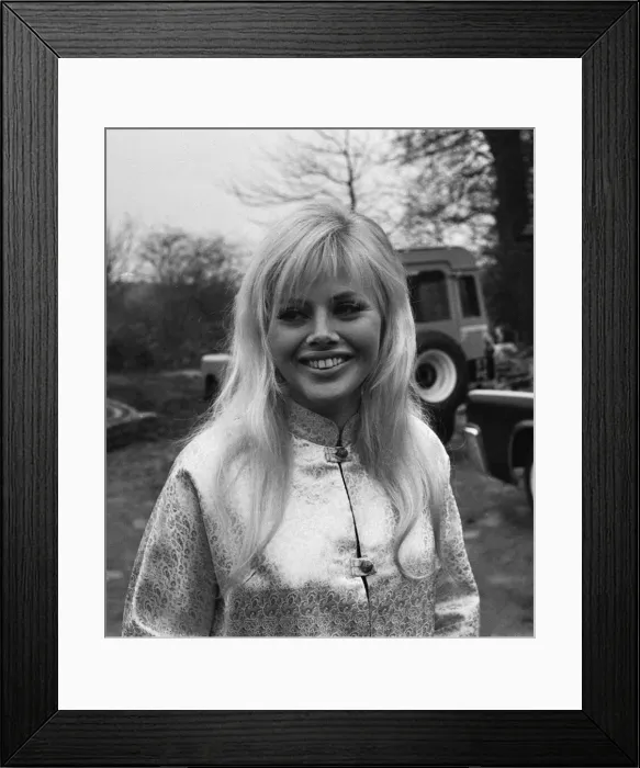 Framed Print : Actress Britt Ekland circa 1960s Framed Print : Actress Britt Ekland circa 1960s