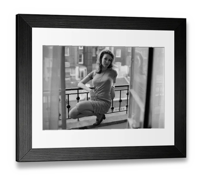 Framed Print : Actress Julie Newmar who played Catwoman in the Batman TV series 1968