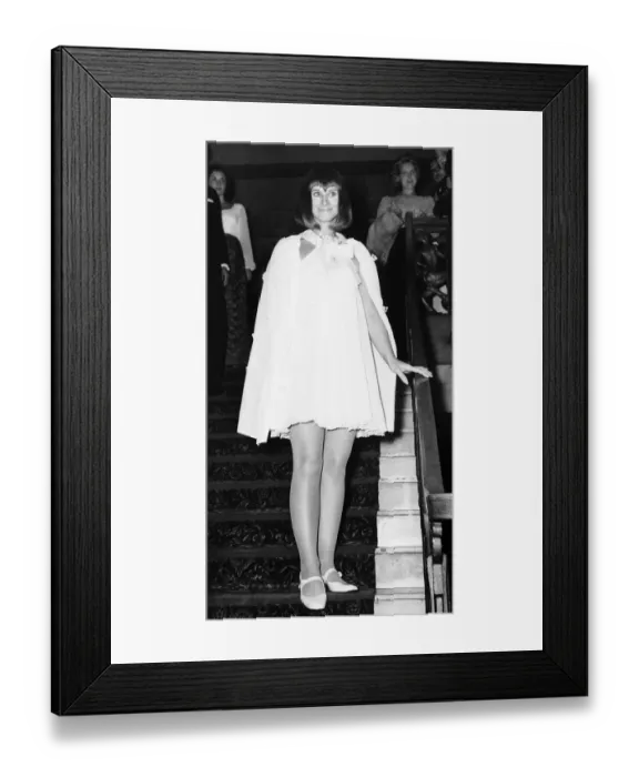 Framed Print : Rita Tushingham actress at Premiere of film The Trap 1966 Framed Print : Rita Tushingham actress at Premiere of film The Trap 1966