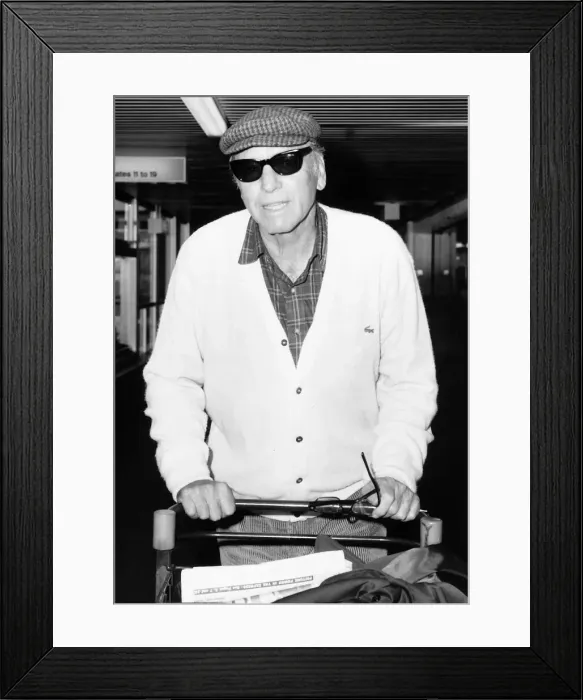 Framed Print : Burt Lancaster American actor, May 1984 Framed Print : Burt Lancaster American actor, May 1984