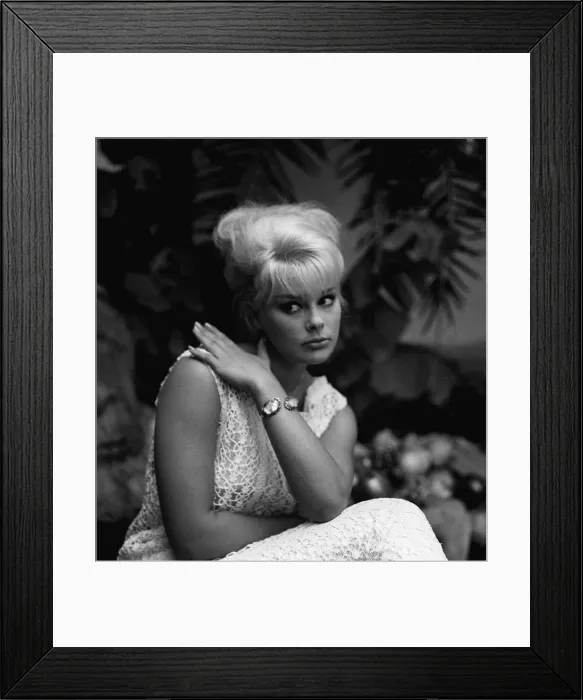 Framed Print : Singer / Actress Elke Sommer in the film Tamahine 1963 Framed Print : Singer / Actress Elke Sommer in the film Tamahine 1963
