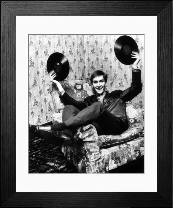 Framed Print : Christopher Sandford November 1963 actor stars as Walter Potts in Coronation Street