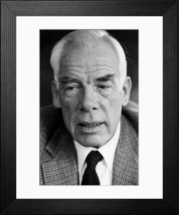 Framed Print : Lee Marvin American actor, January 1984 Framed Print : Lee Marvin American actor, January 1984
