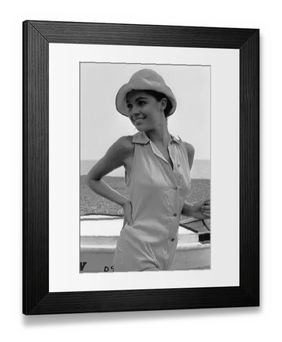 Framed Print : Actress Virginia North 1967 Played James Bond girl who married 007 in
