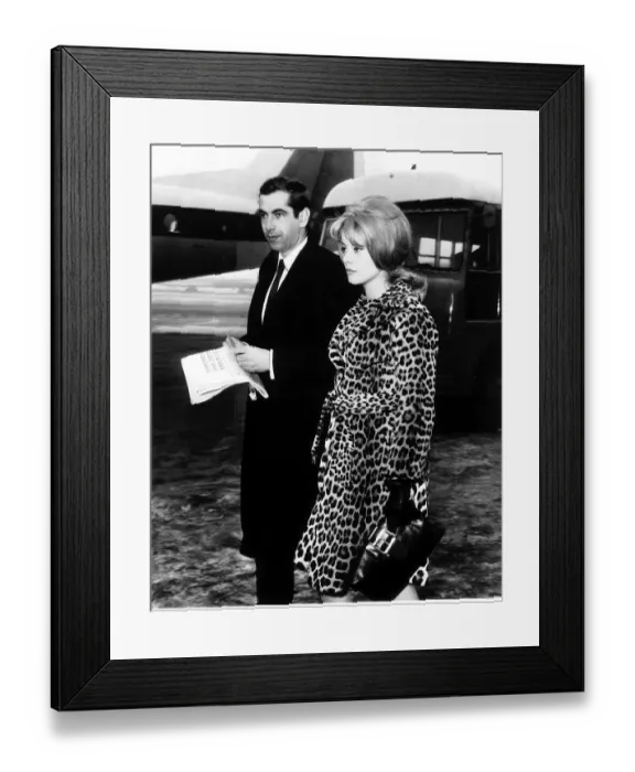 Framed Print : Roger Vadim actor director and Caterine Deneuve Framed Print : Roger Vadim actor director and Caterine Deneuve
