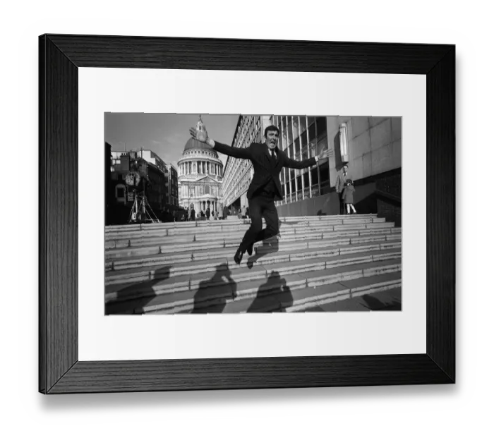 Framed Print : Actor George Lazenby who played James Bond 007 in the film On Her Majesty