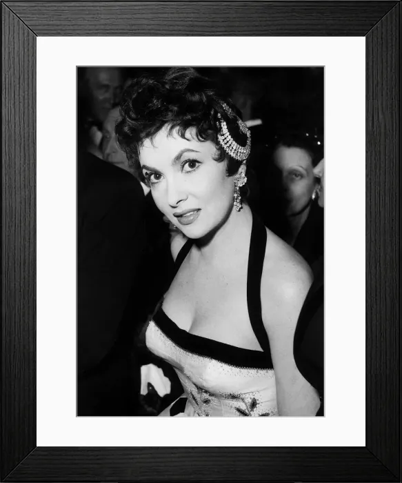 Framed Print : Gina Lollobrigida Italian actress October 1954 Framed Print : Gina Lollobrigida Italian actress October 1954
