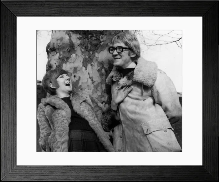 Framed Print : David Warner British actor and Cilla Black 1967 British pop singer Framed Print : David Warner British actor and Cilla Black 1967 British pop singer