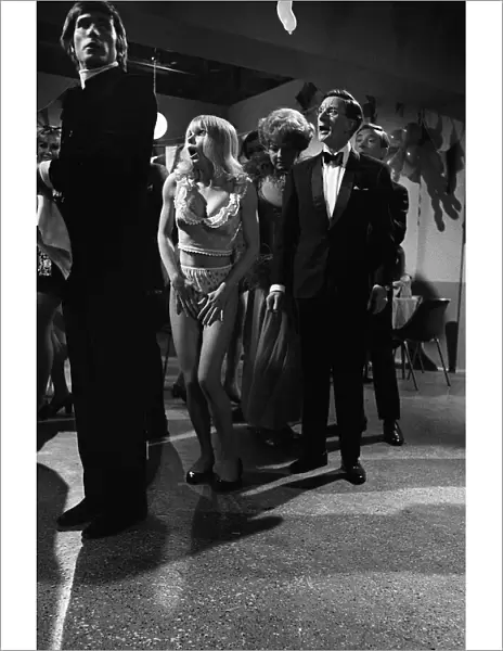 Actor Charles Hawtrey at Barbara Windsors party in April 1969