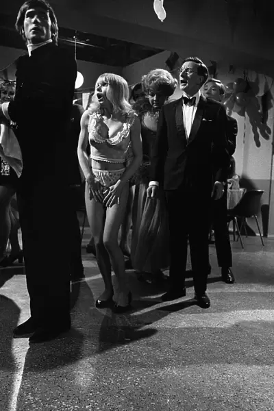 Actor Charles Hawtrey at Barbara Windsors party in April 1969