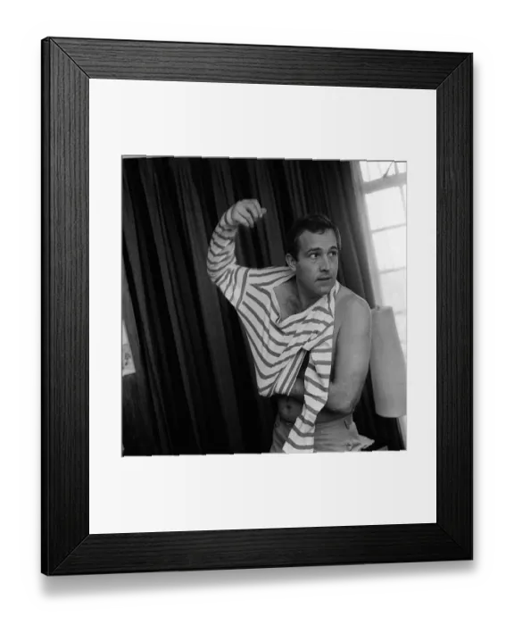 Framed Print : Ian Hendry actor at his home October 1962 Framed Print : Ian Hendry actor at his home October 1962