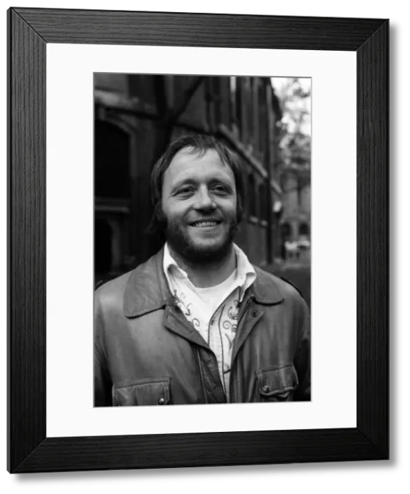 Framed Print : John Bindon May 1981 Actor Framed Print : John Bindon May 1981 Actor