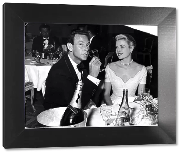 Lord White and Grace Kelly at Alex Korda Party Dbase