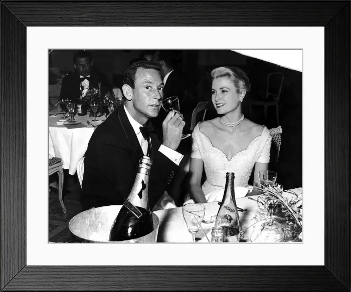 Framed Print : Lord White and Grace Kelly at Alex Korda Party Dbase Framed Print : Lord White and Grace Kelly at Alex Korda Party Dbase