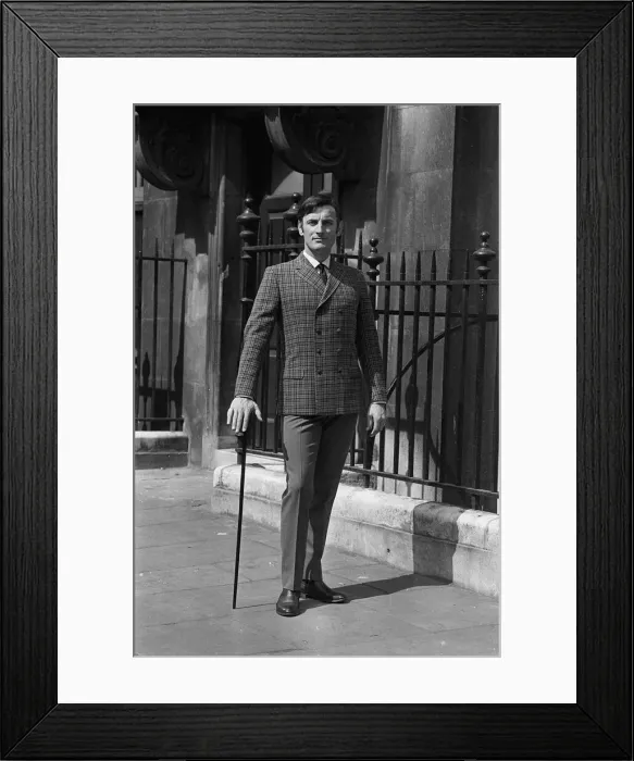 Framed Print : Actor Gerald Harper who stars in the television programme Adam Adamant Lives Framed Print : Actor Gerald Harper who stars in the television programme Adam Adamant Lives