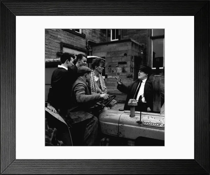 Framed Print : William Rushton actor, comedian and writer October 1963 canvassing for Framed Print : William Rushton actor, comedian and writer October 1963 canvassing for