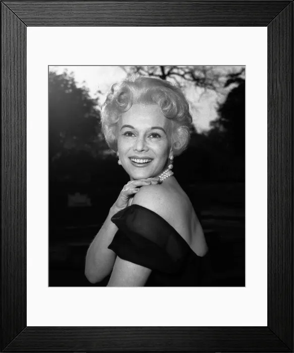 Framed Print : Actress Eva Gabor April 1957 Framed Print : Actress Eva Gabor April 1957