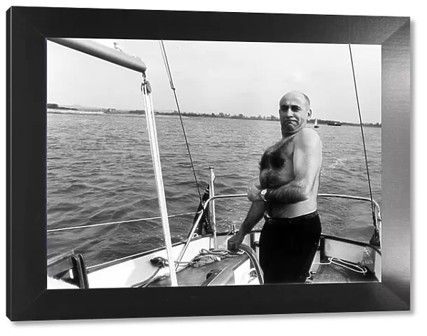 Warren Mitchell Actor, March 1968 sailing on his new T24 sailor