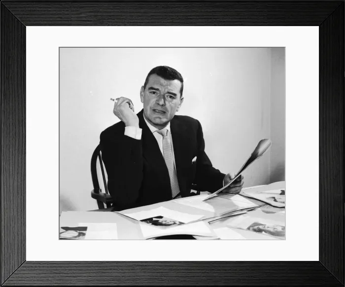 Framed Print : Actor Jack Hawkins 1958 Framed Print : Actor Jack Hawkins 1958