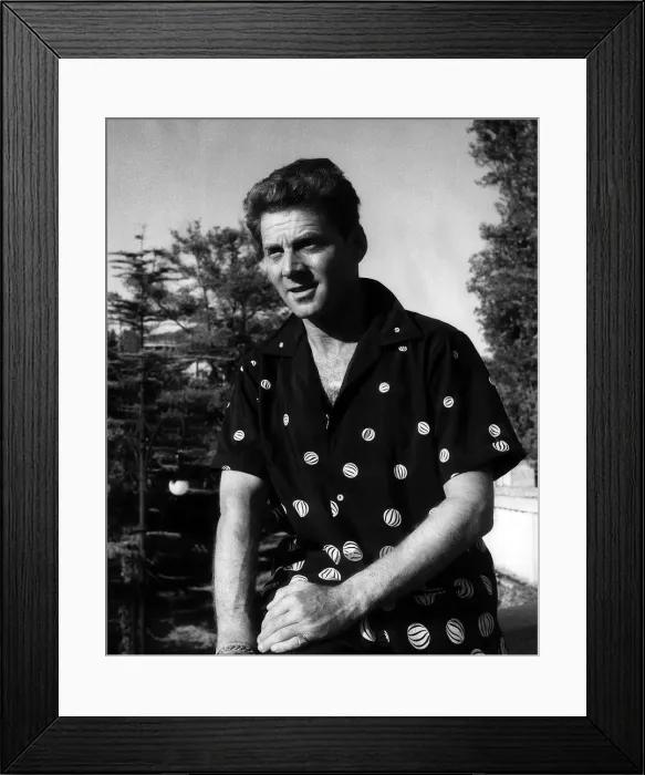 Framed Print : French actor Jean Pierre Aumont attends the Venice Film Festival August 1953
