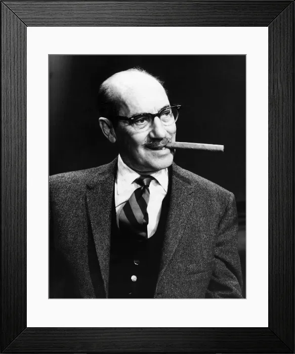 Framed Print : Groucho Marx American comedy actor 1964 Framed Print : Groucho Marx American comedy actor 1964